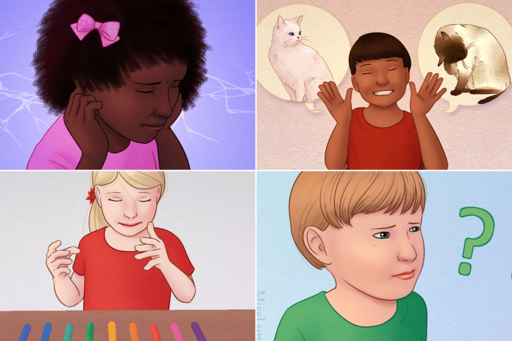 Four Kids with Signs of Autism