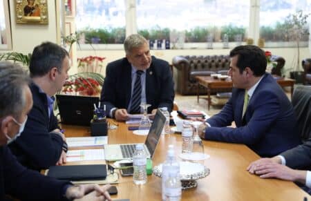 Photo plevris 3 Συνάντηση του Περιφερειάρχη Αττικής με τον Υπ. Υγείας Θ. Πλεύρη