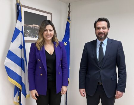 εικόνα 2023 01 27 12 54 37 958 e1674842444162 Ο Τάσος Μπαρτζώκας με την Υφυπουργό Τουρισμού