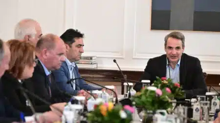 Συνάντηση αγρότες Μητσοτάκης