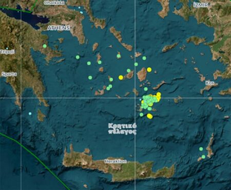 Kyklades seismoi 09 020225 973x800 1 Κώστας Παπαζάχος : Η συνεχιζόμενη σεισμική δραστηριότητα θα διαρκέσει αρκετούς μήνες στις Κυκλάδες.