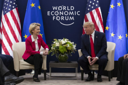 trump von der laien Η ΕΕ θα υιοθετήσει αναλογικά αντίμετρα για τους δασμούς εάν χρειαστεί - λέει η Φον ντερ Λάιεν για την ανακοίνωση του Τραμπ