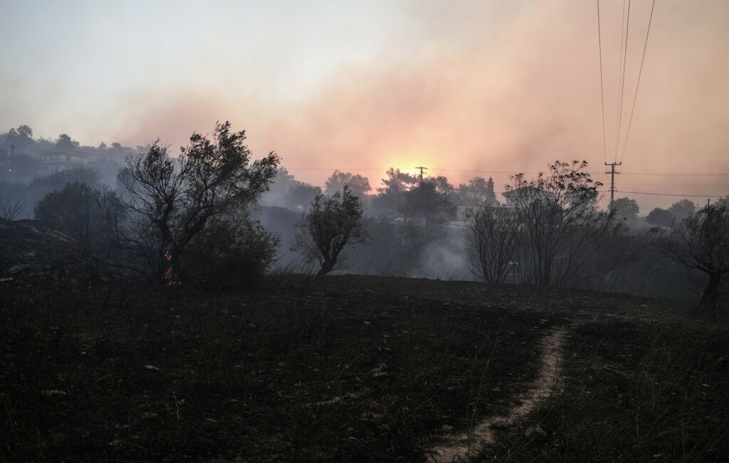 Επιβαρυμένες περιοχές της ΕΕ σε ποιότητα αέρα το καλοκαίρι 2025 λόγω πυρκαγιών