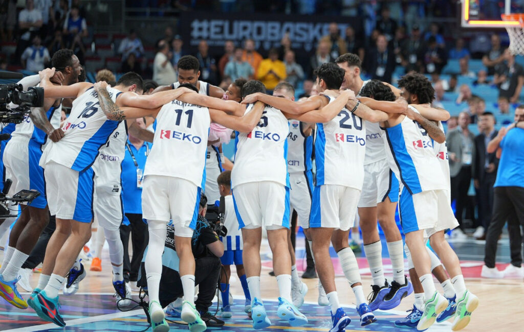 Eurobasket 2025: Χορός και πανηγυρισμοί για την Εθνική Ελλάδας