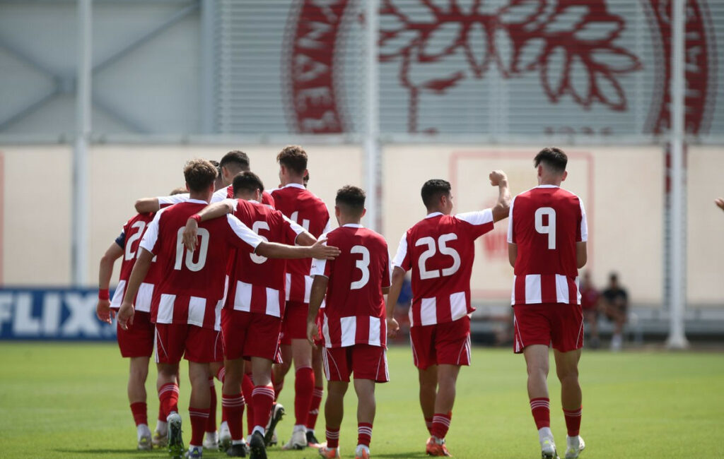 Youth League: Εντυπωσιακή νίκη 4-0 για τον Ολυμπιακό