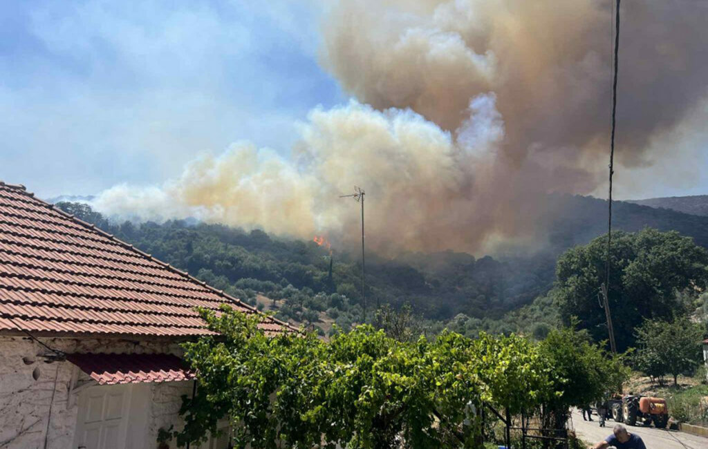 Φωτιά στην Αγιά Λάρισας – Ενισχύσεις από την Πυροσβεστική