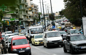Κυκλοφοριακή συμφόρηση στον Κηφισό και το κέντρο της Αθήνας