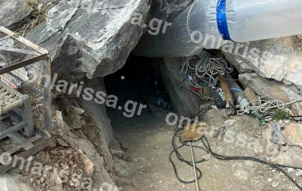 Απεγκλωβισμός 53χρονου από αυτοσχέδια σήραγγα στη Λάρισα