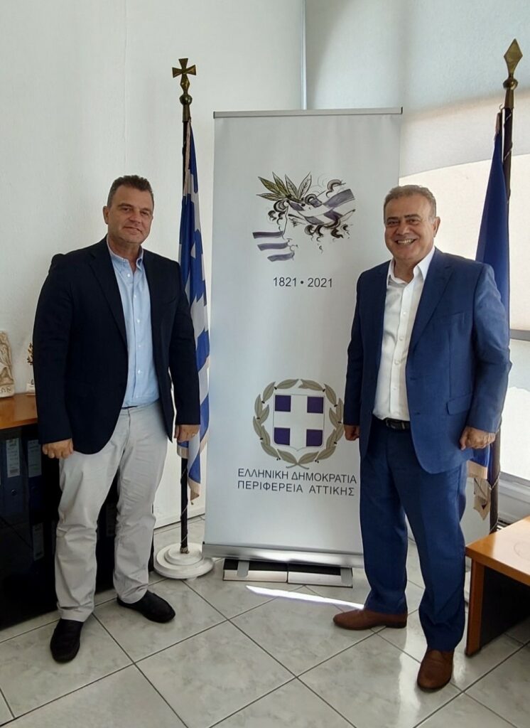 Συνάντηση Δημάρχου Παλλήνης με Αντιπεριφερειάρχη Ανατολικής Αττικής