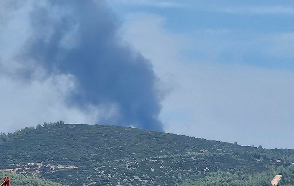 Πυρκαγιά σε δασική περιοχή στην Πυλαία Θεσσαλονίκης – Ενεργοποιήθηκε το 112