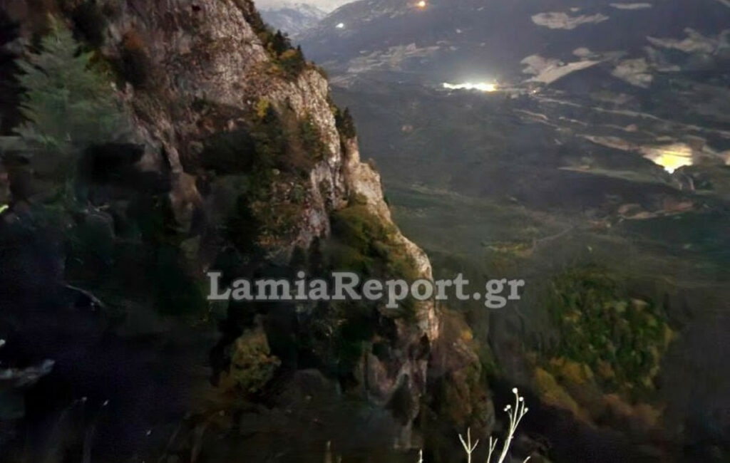 Διάσωση τραυματία στην Γκιώνα με ελικόπτερο