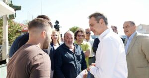 Στήριξη στον πρωτογενή τομέα από τον Κυριάκο Μητσοτάκη στη Λήμνο