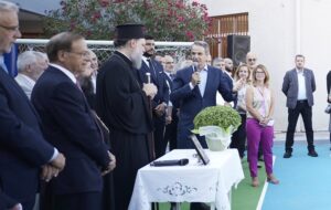 Επίσκεψη του Κυριάκου Μητσοτάκη στο 8ο Δημοτικό Νέας Φιλαδέλφειας