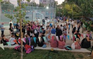 Ανακαινισμένη πλατεία Μουταλάσκη στην Καλογρέζα