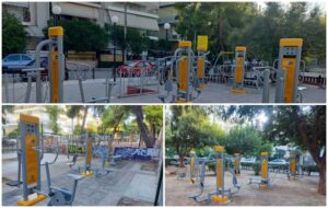 Νέα όργανα γυμναστικής σε πάρκα του Δήμου Ηρακλείου