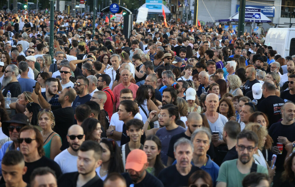 Συγκέντρωση στο Σύνταγμα για τα Τέμπη