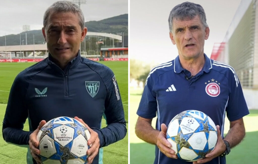 Ευχές Ολυμπιακού και Μπιλμπάο για την πρεμιέρα του Champions League