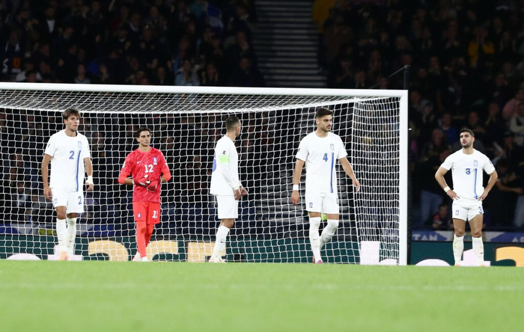 Σκωτία – Ελλάδα 3-1: Δυσκολεύει η πρόκριση στο Μουντιάλ 2026