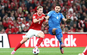 Δανία - Ελλάδα: 3-0 στο 42′ με τον Ντάμσγκαρντ