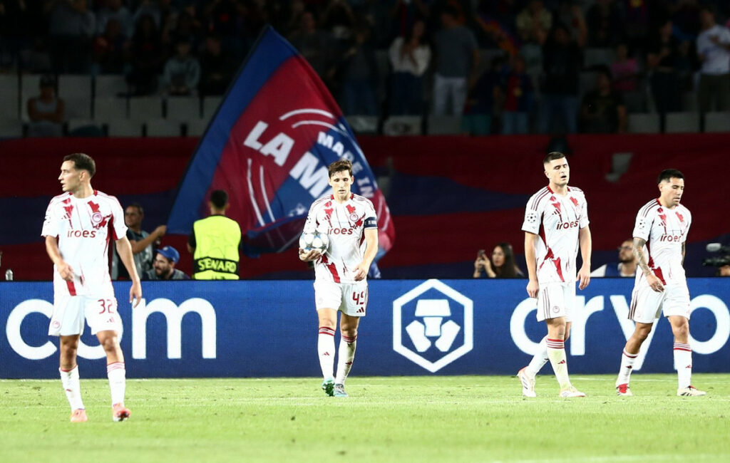 Μπαρτσελόνα – Ολυμπιακός 6-1: Δραματική ήττα για τους Πειραιώτες