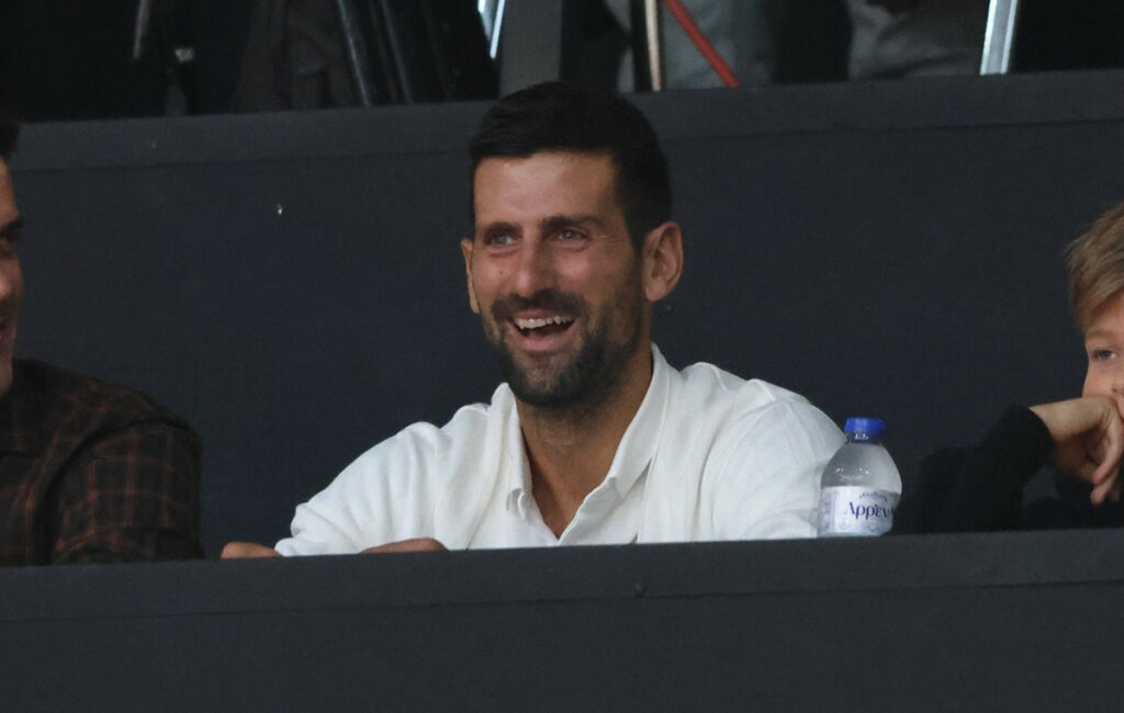 Χειροκροτήματα για Τζόκοβιτς στο ΣΕΦ κατά τον αγώνα Ολυμπιακού – Μονακό