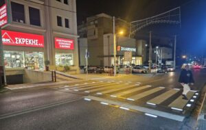 Η πρώτη έξυπνη διάβαση πεζών στη λεωφόρο Ηρακλείου