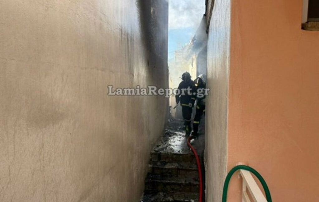 Θλιβερό περιστατικό με έναν νεκρό από πυρκαγιά στη Λαμία