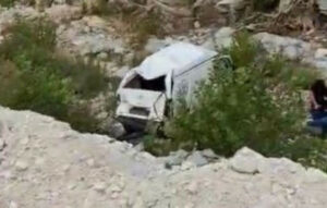 Τροχαίο ατύχημα στον ποταμό Κραυσίδωνα στον Βόλο