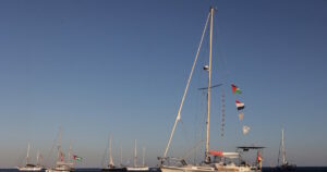 Ακτιβιστές του στολίσκου Global Sumud Flotilla πλησιάζουν τη Γάζα