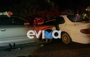 Τροχαίο ατύχημα με τρεις τραυματίες στην Εύβοια