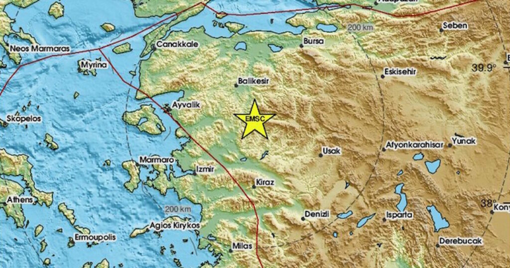 Σεισμός 6,1 Ρίχτερ στη Δυτική Τουρκία