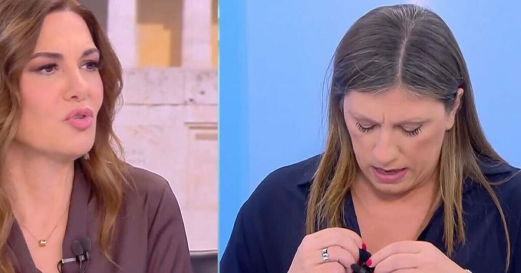 Αποχώρηση της Ζωής Κωνσταντοπούλου από την εκπομπή λόγω ερώτησης για Τσίπρα