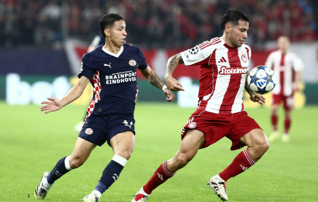 Ολυμπιακός – Αϊντχόφεν: Ο Ζέλσον Μάρτινς ανοίγει το σκορ στο 17′