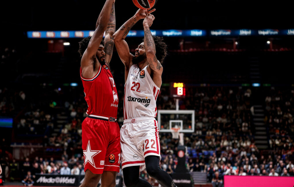 Ο Ολυμπιακός ηττήθηκε 88-87 από την Αρμάνι στο Μιλάνο