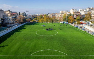 Παραδόθηκε το ανακαινισμένο γήπεδο ποδοσφαίρου στην Τριανδρία Θεσσαλονίκης