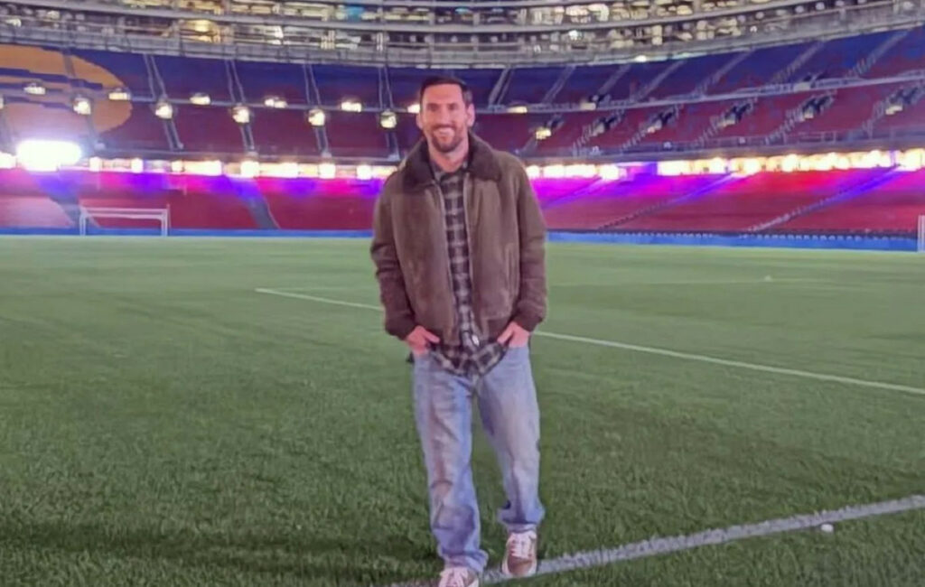 Ο Λέο Μέσι επισκέφτηκε το νέο Καμπ Νόου: Ελπίζει σε επιστροφή
