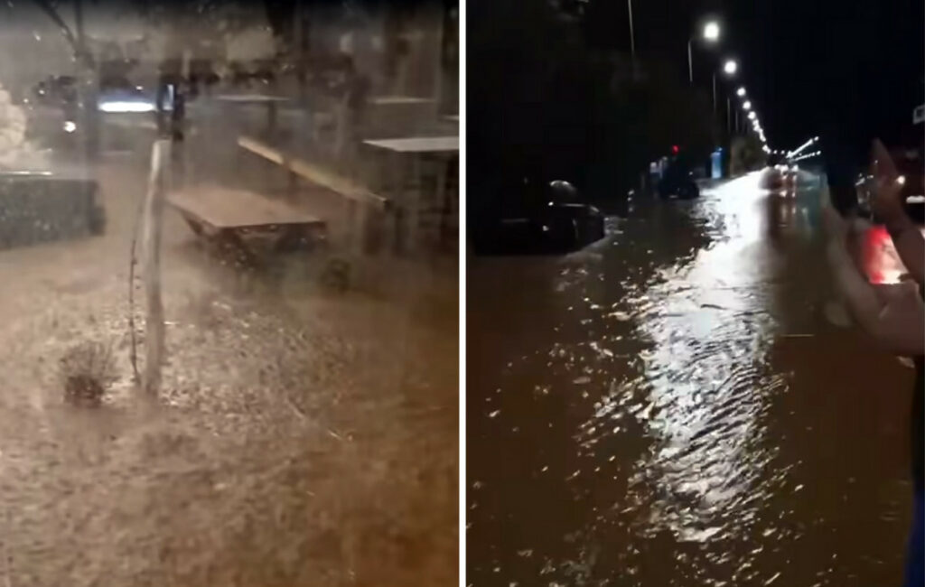 Κακοκαιρία: Δρόμοι ποτάμια σε Πρέβεζα και Βόνιτσα, έκτακτο δελτίο της ΕΜΥ