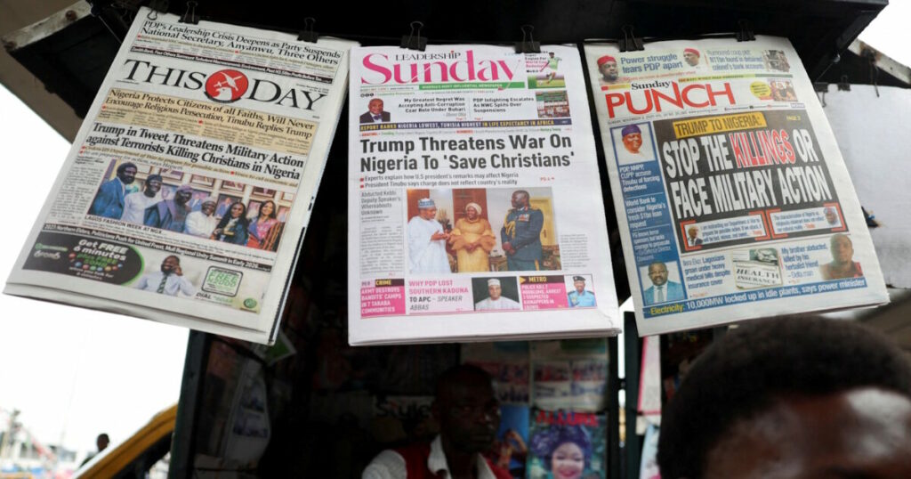 Η Νιγηρία απαντά στον Τραμπ για τις κατηγορίες περί διώξεων χριστιανών