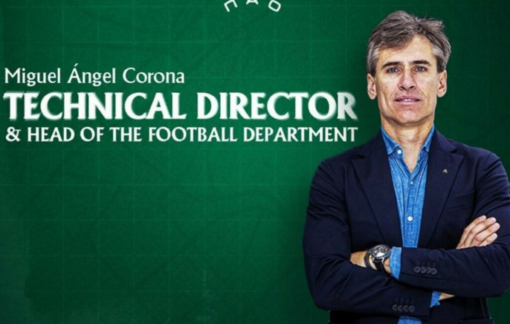 Μιγκέλ Άνχελ Κορόνα: Νέος τεχνικός διευθυντής του Παναθηναϊκού μέχρι το 2028
