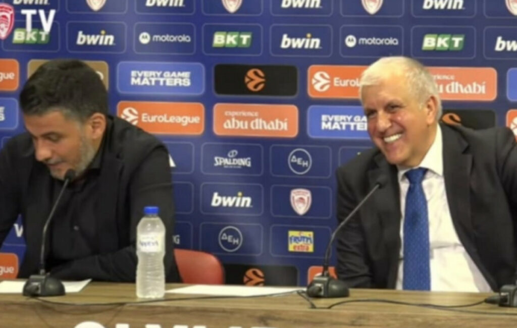 Ο Ομπράντοβιτς διόρθωσε τον μεταφραστή του Ολυμπιακού στη συνέντευξη Τύπου