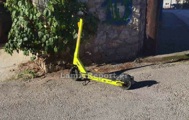 Λαμία: Τραυματισμός 15χρονου με ηλεκτρικό πατίνι σε τροχαίο ατύχημα