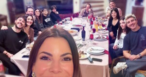 Αντελίνα και Χάρης Βαρθακούρης φιλοξένησαν την οικογένεια Πάριου για Χριστούγεννα