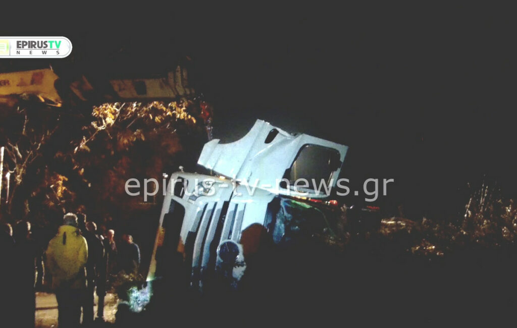 Θανατηφόρο δυστύχημα στην Άρτα: Νεκρός ο οδηγός από ανατροπή νταλίκας