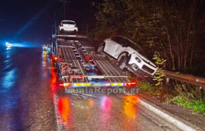Αυτοκίνητο αποκολλήθηκε από αυτοκινητάμαξα στην εθνική οδό