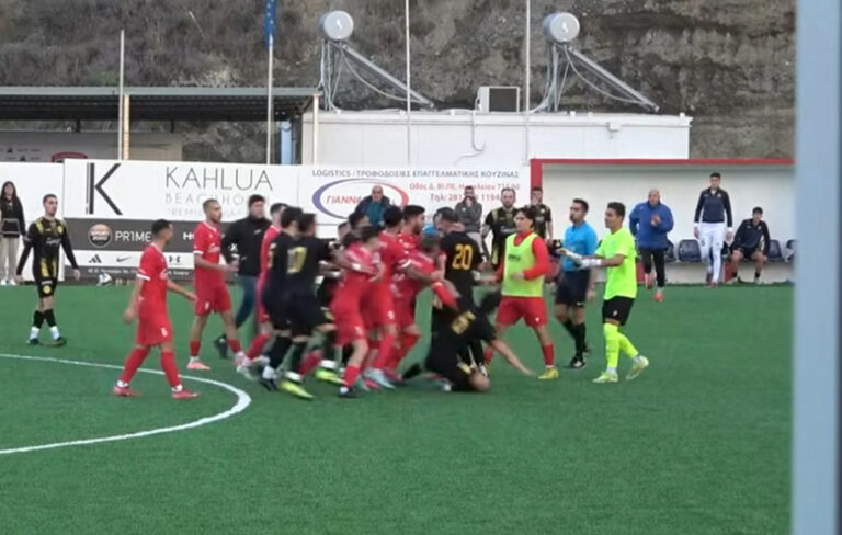 Σοβαρά επεισόδια σε ποδοσφαιρικό αγώνα στην Κρήτη