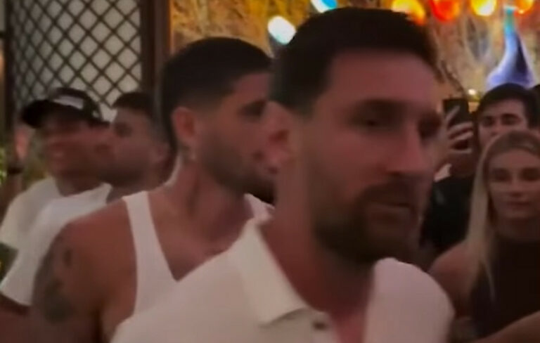 Ο Λιονέλ Μέσι και η αμηχανία του στους εορτασμούς του MLS Cup