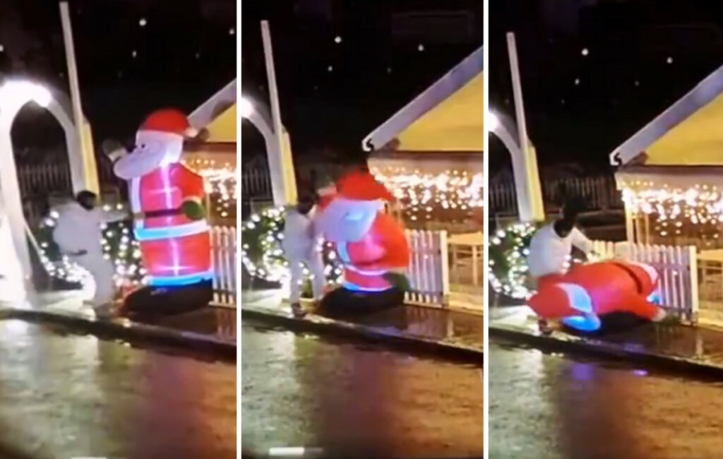 Άγιος Βασίλης ξανά στόχος βανδάλων στον Ασπρόπυργο