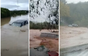 Σοβαρές πλημμύρες στη Λακωνία – Κλειστοί δρόμοι και εγκλωβισμοί