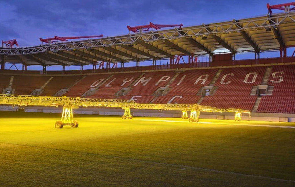 Ολυμπιακός: Νέα φωτιστικά LED για το Γ. Καραϊσκάκης