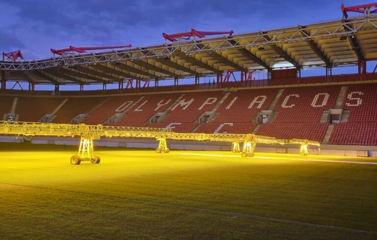 Ολυμπιακός: Νέα φωτιστικά LED για το Γ. Καραϊσκάκης